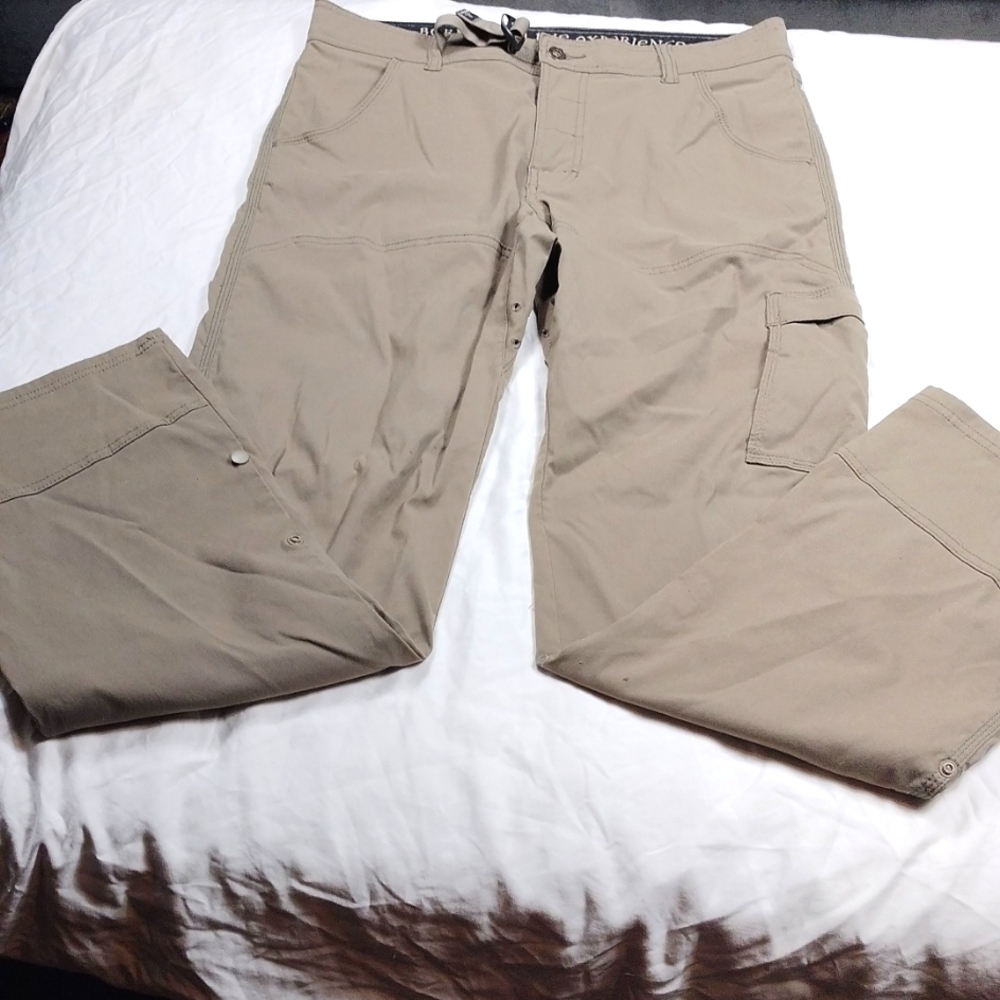 prana men's snap pants size MX32L